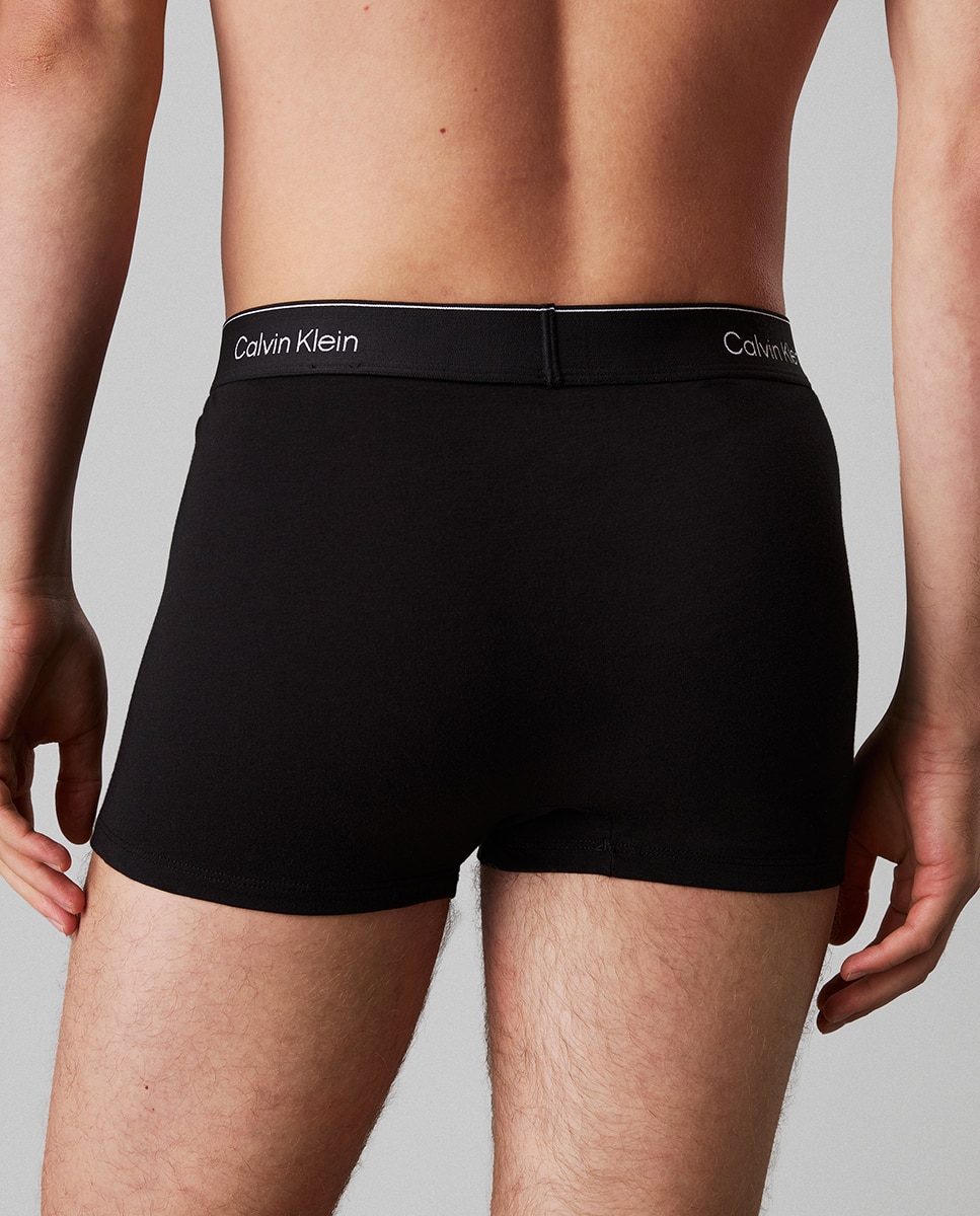 Pack de 3 Boxers Justos Folgados com Pinça - Icon Cotton Stretch Preto-4