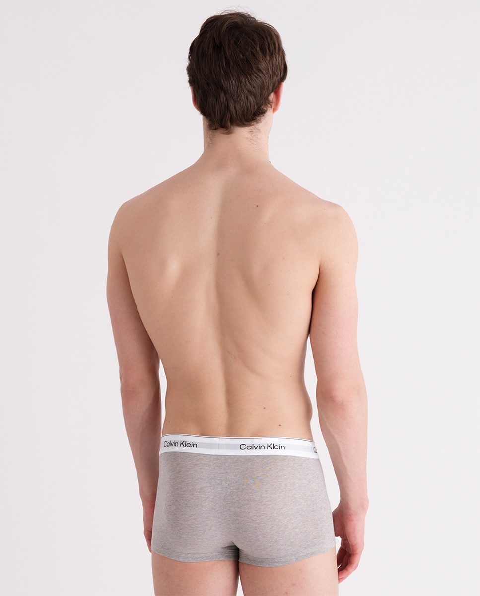 Pack de 3 Boxers Justos de Cintura Baixa - Icon Cotton Stretch Multicolor-8