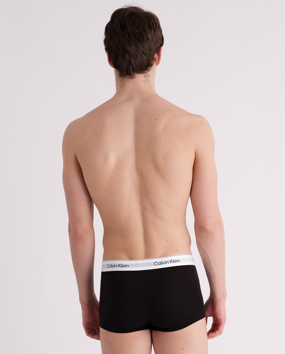 Pack de 3 Boxers Justos de Cintura Baixa - Icon Cotton Stretch Multicolor-10