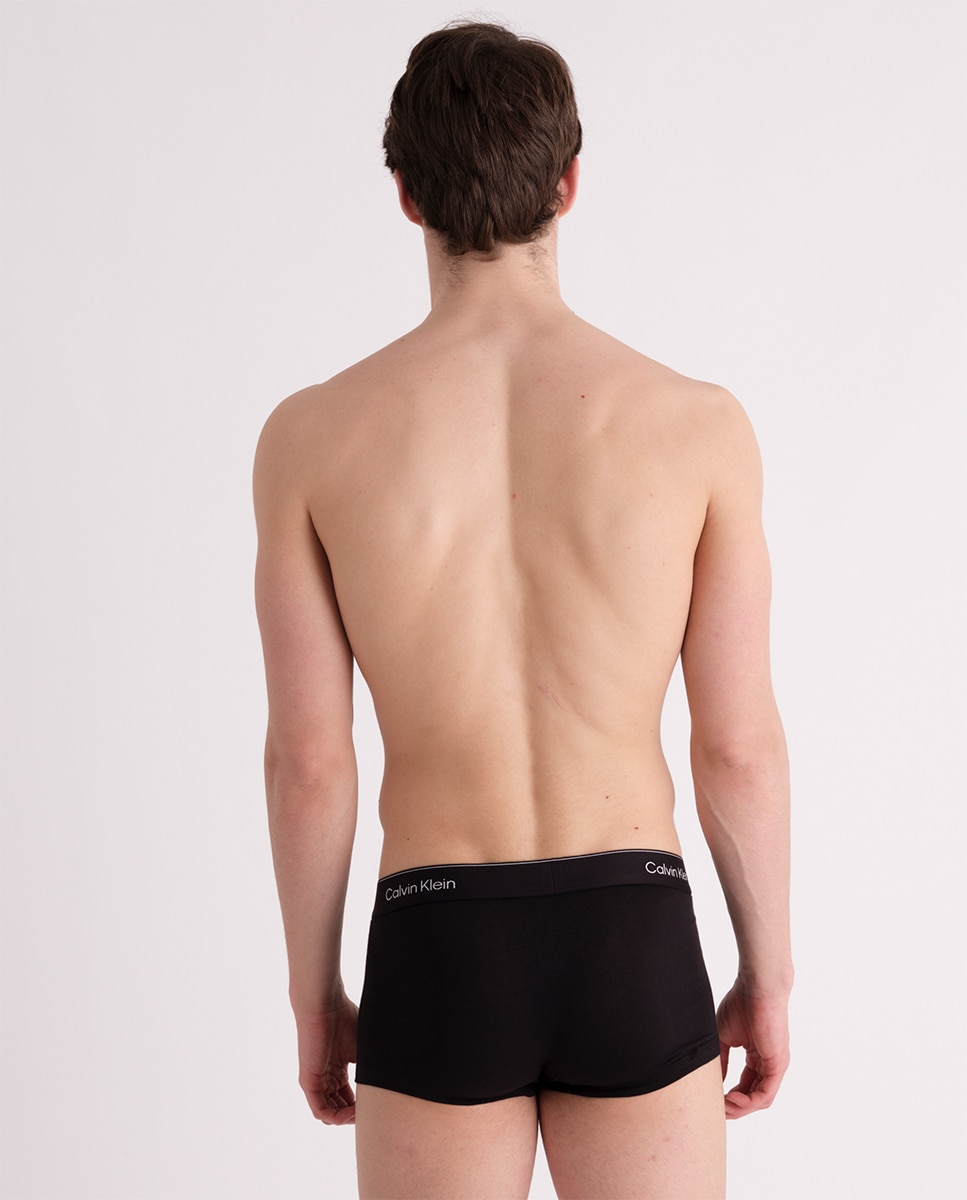 Pack de 3 Boxers Justos de Cintura Baixa - Icon Cotton Stretch Multicolor-6