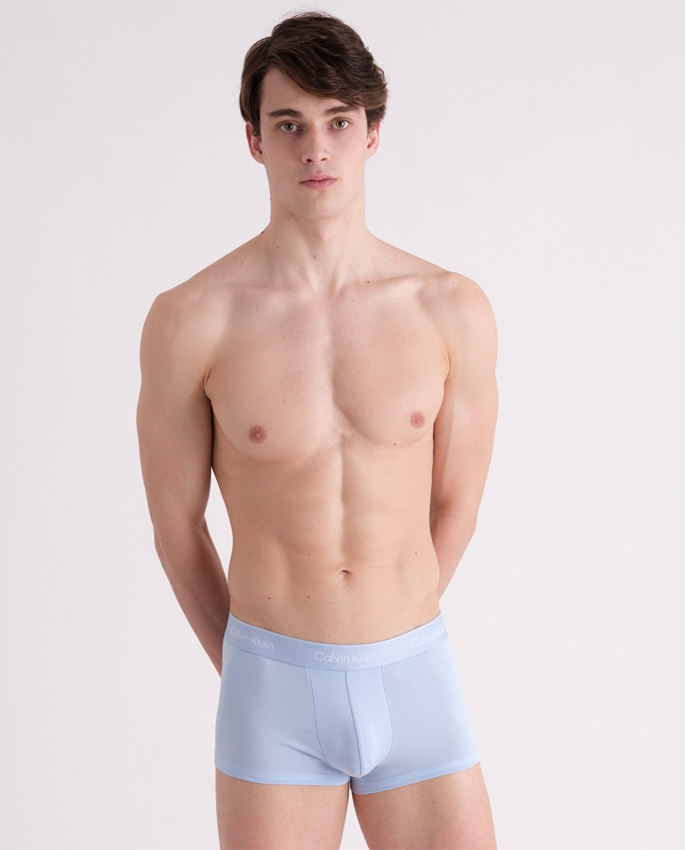 Pack de 3 Boxers Justos de Cintura Baixa - Icon Cotton Stretch Multicolor-7