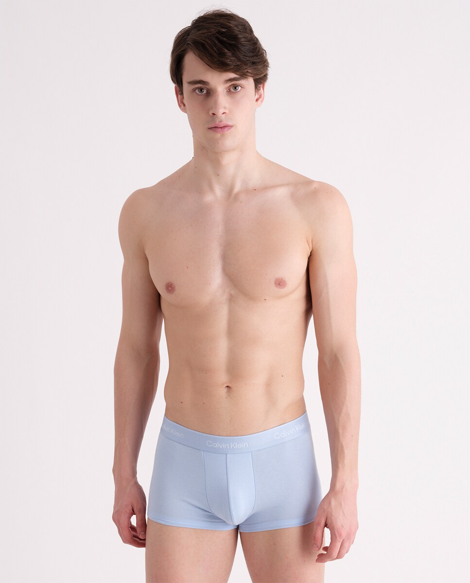 Pack de 3 Boxers Justos de Cintura Baixa - Icon Cotton Stretch Multicolor-8