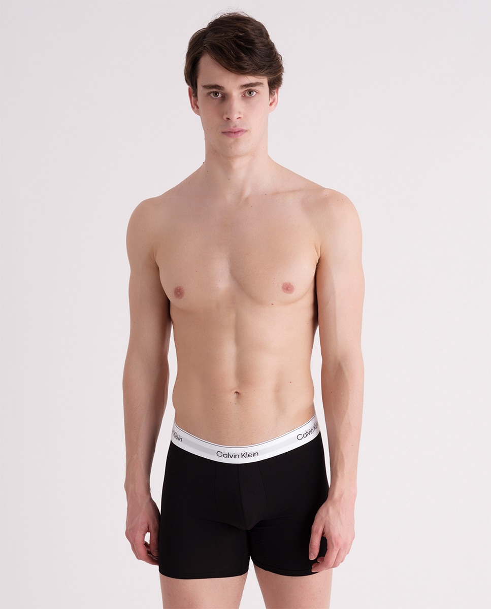 Pack de 3 Boxers Compridos - Icon Cotton Stretch Multicolor-6