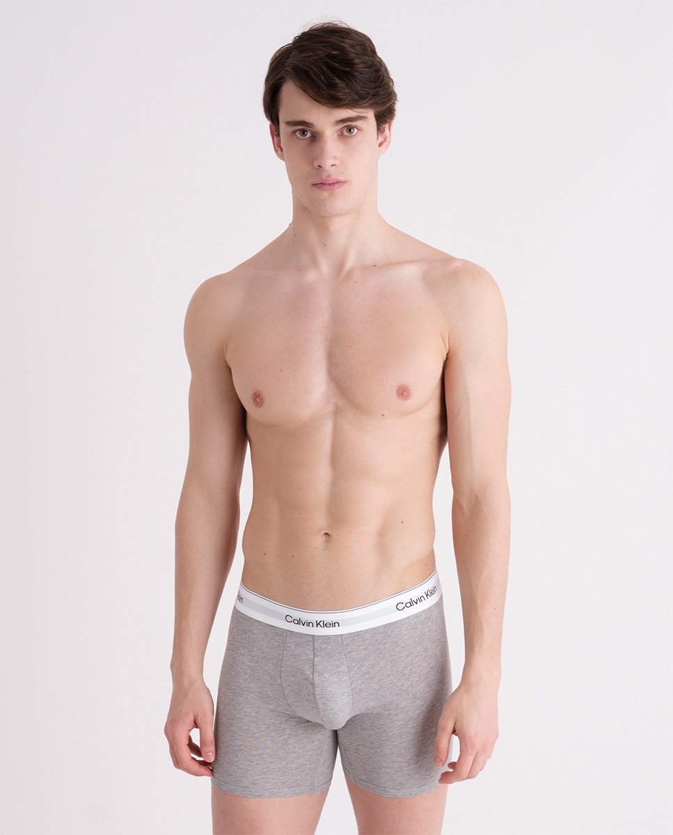 Pack de 3 Boxers Compridos - Icon Cotton Stretch Multicolor-11