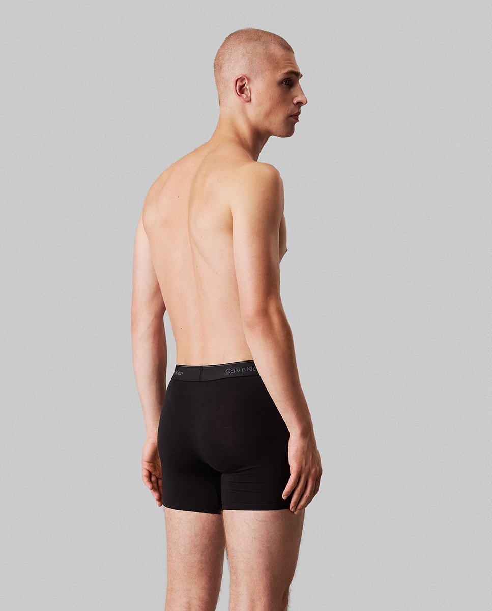 Pack de 3 Boxers Compridos - Icon Cotton Stretch Multicolor-4