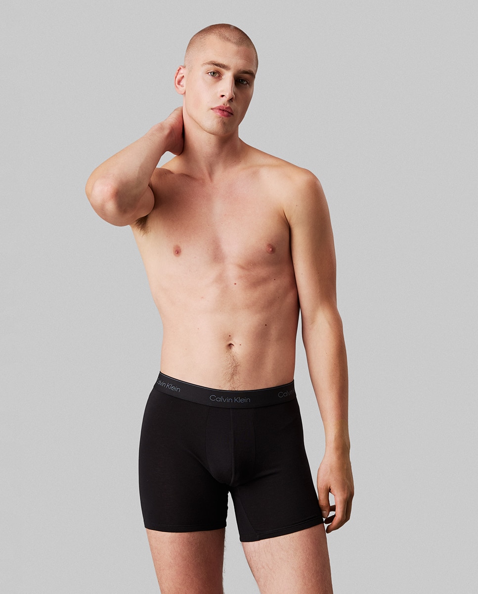 Pack de 3 Boxers Compridos - Icon Cotton Stretch Multicolor-6
