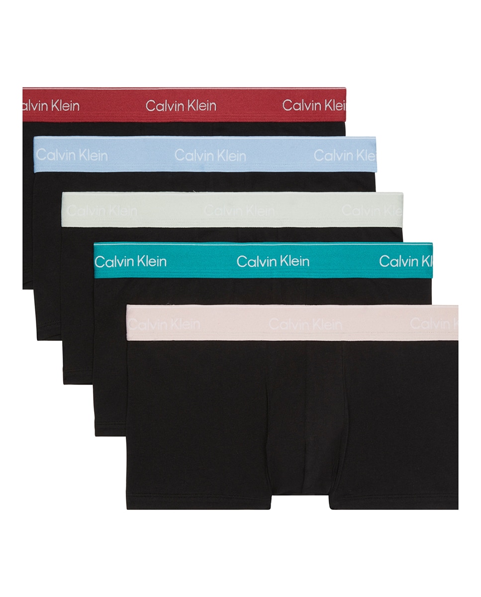 Pack de 5 Boxers Curtos - Icon Cotton Stretch Preto-1