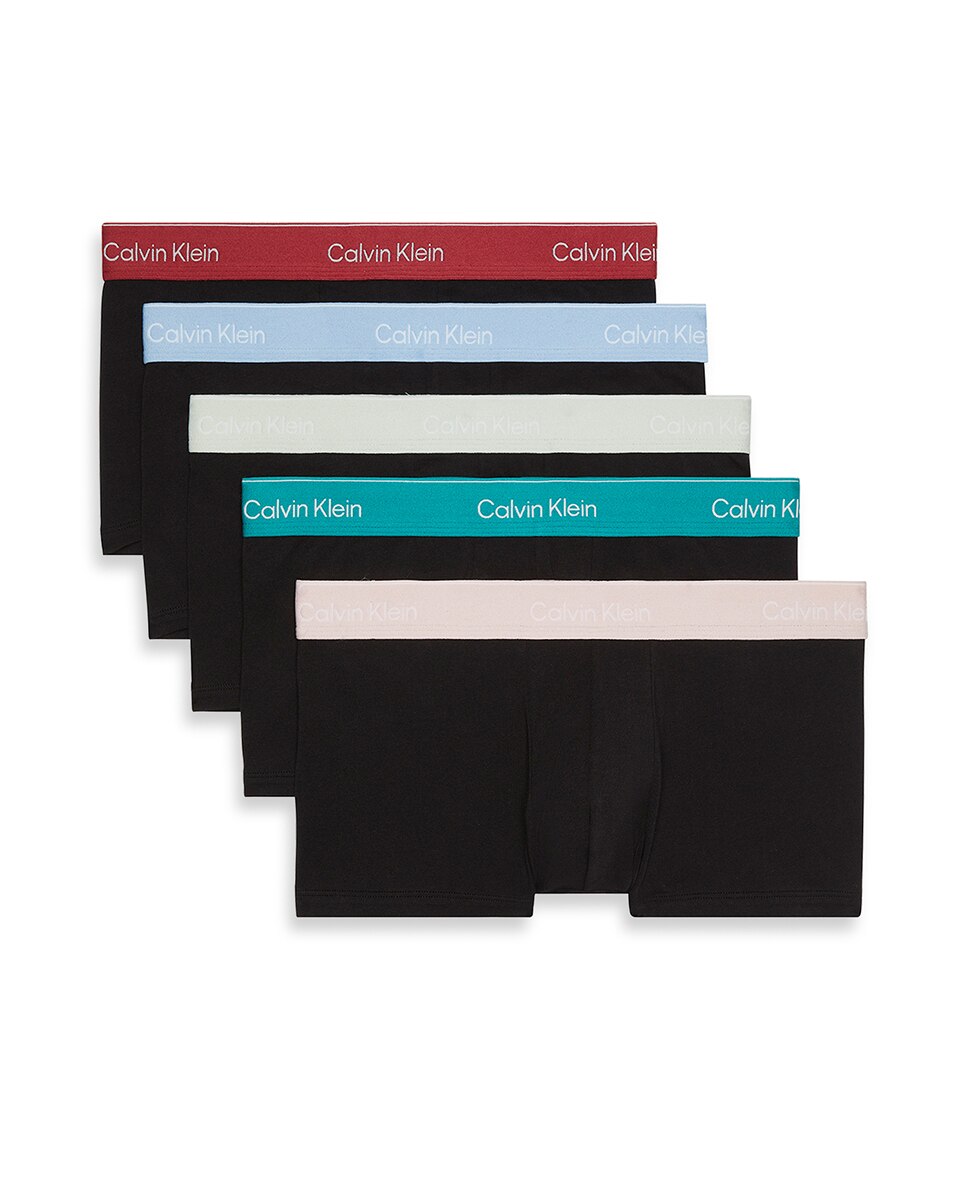 Pack de 5 Boxers Curtos - Icon Cotton Stretch Preto-2