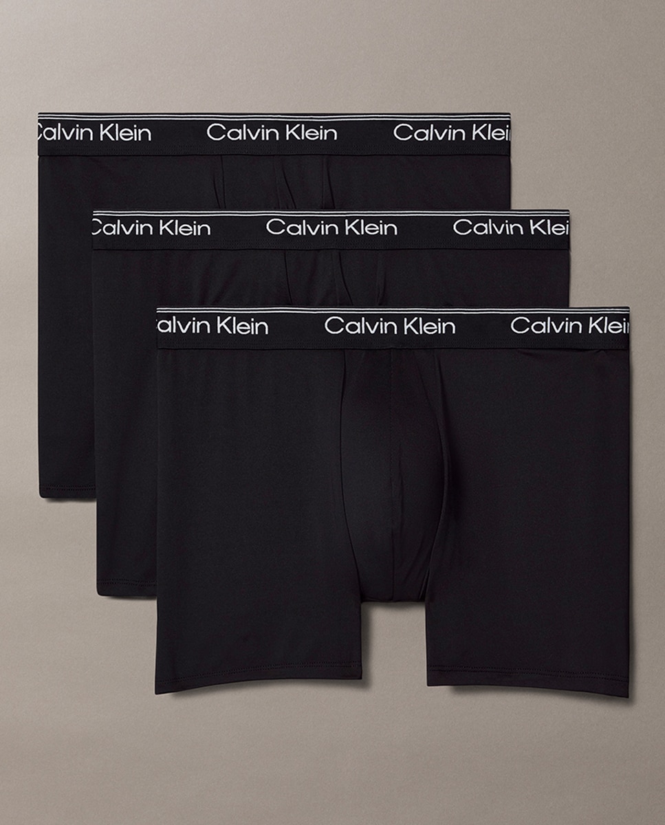 Pack de 3 Boxers Compridos Preto-7