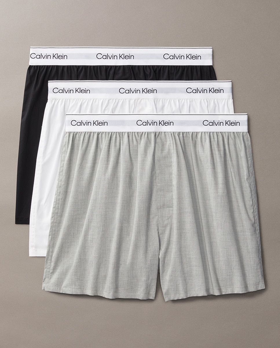 Pack de 3 Boxers Largos Slim - Icon Cotton Stretch Multicolor-6