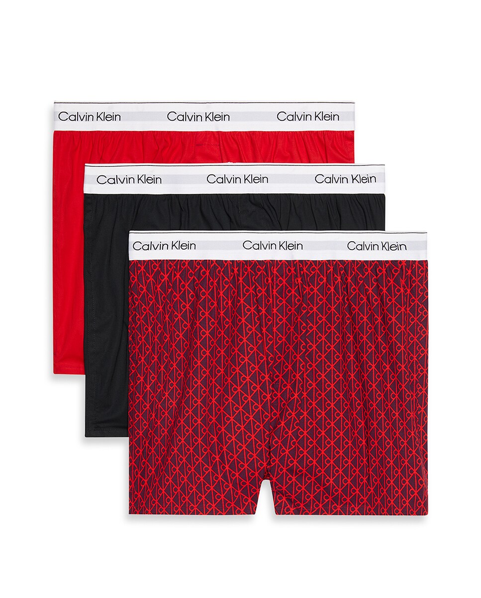 Pack de 3 Boxers de Tecido - Icon Cotton Stretch Multicolor-2