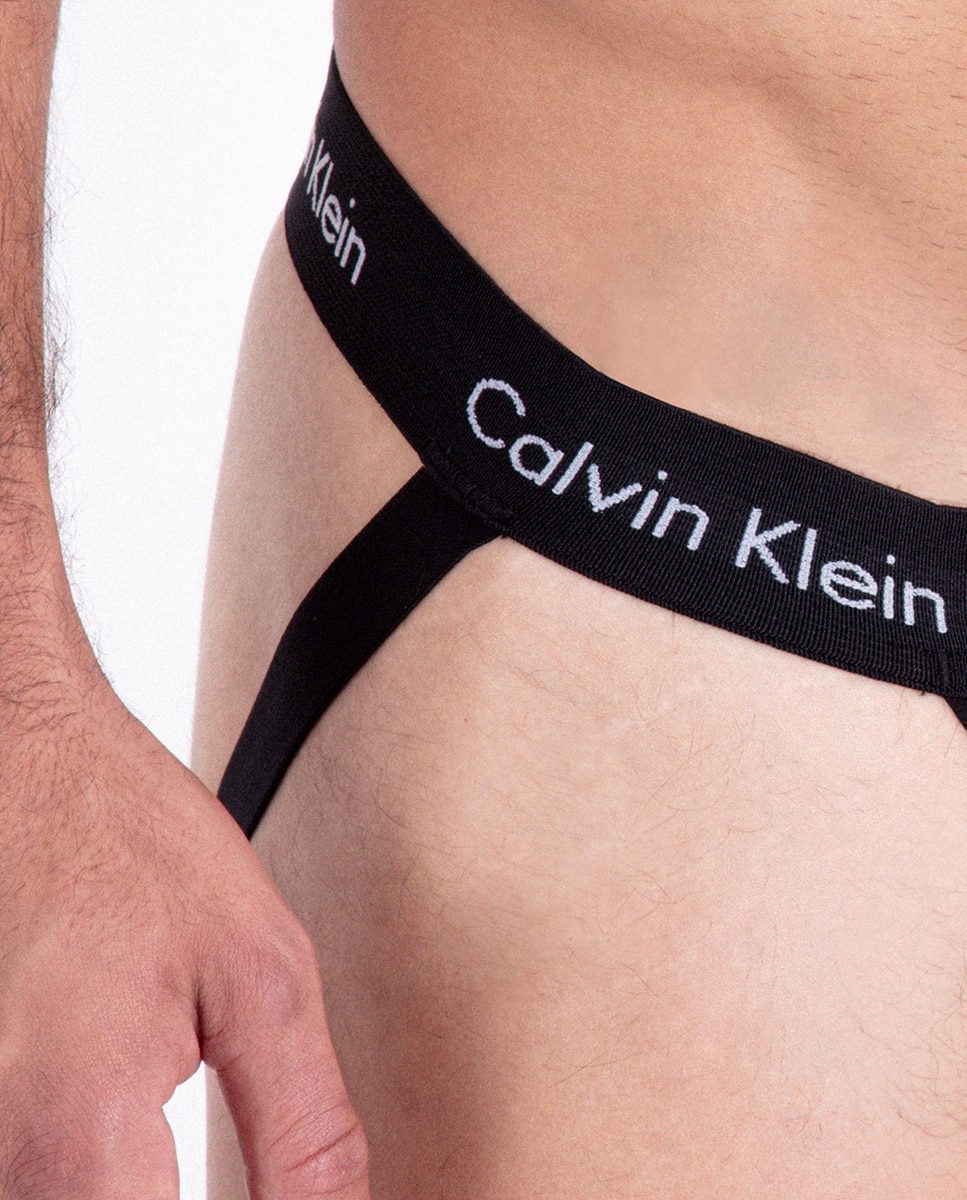 Pack de 3 Suspensórios - Cotton Stretch Preto-6
