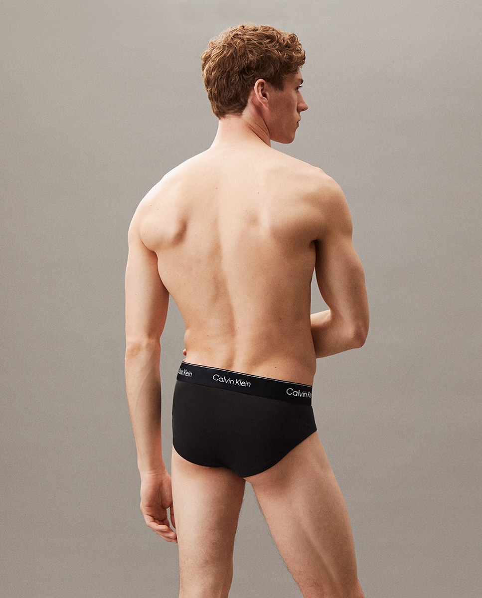 Pack de 3 Slips - Icon Cotton Stretch Preto-5