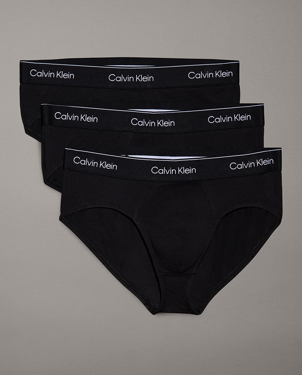 Pack de 3 Slips - Icon Cotton Stretch Preto-7