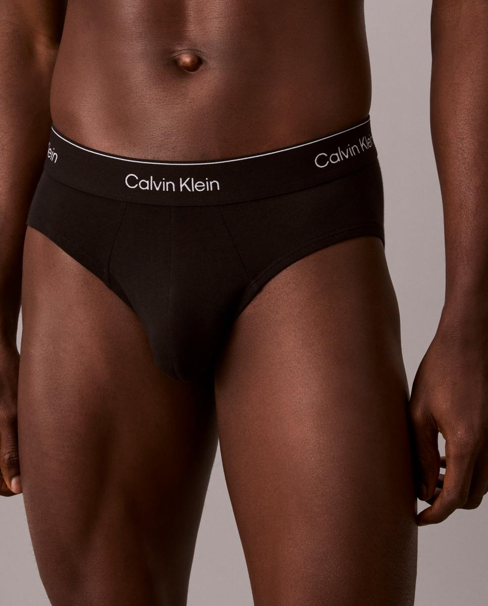 Pack de 3 Slips - Icon Cotton Stretch Preto-4
