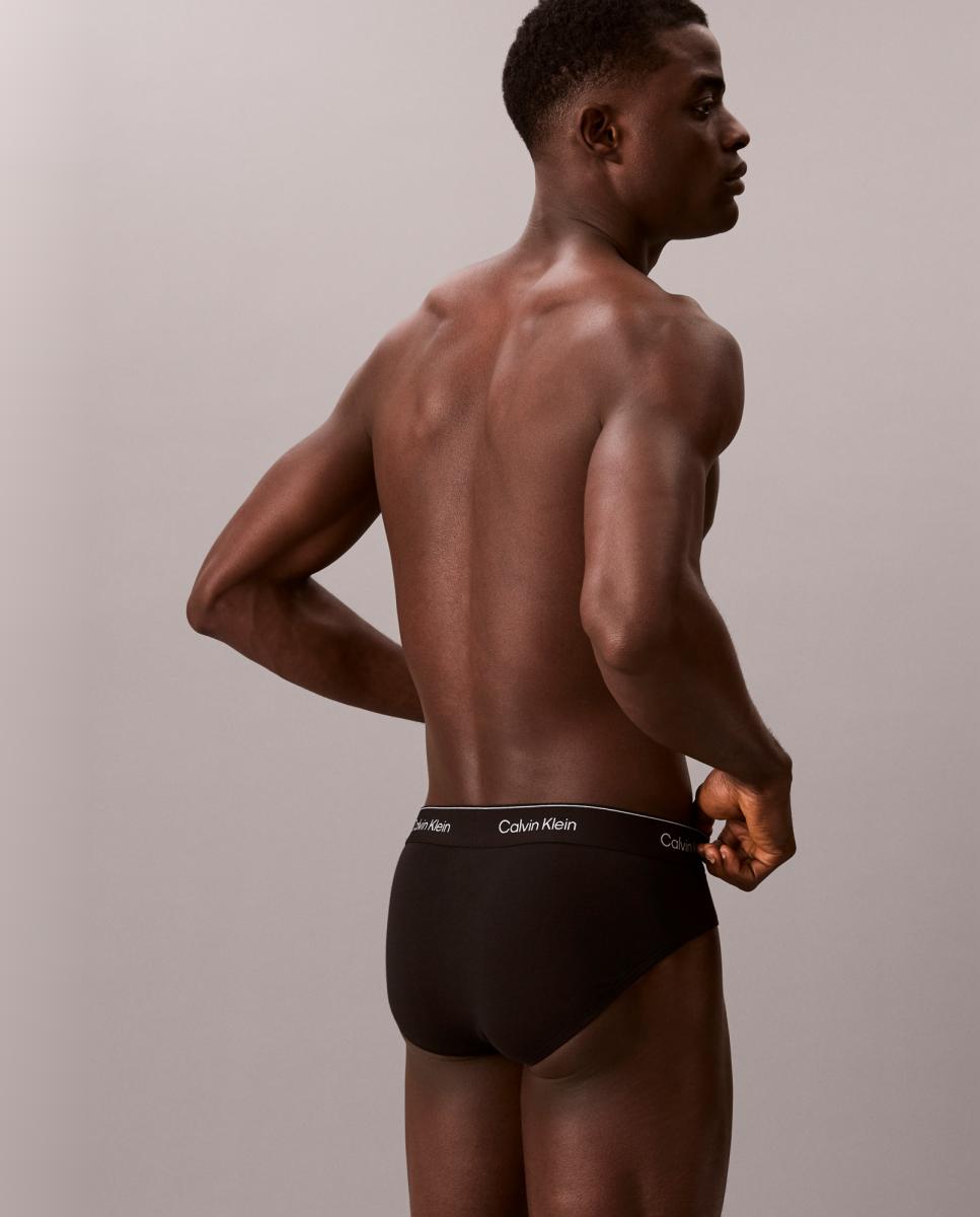 Pack de 3 Slips - Icon Cotton Stretch Preto-6