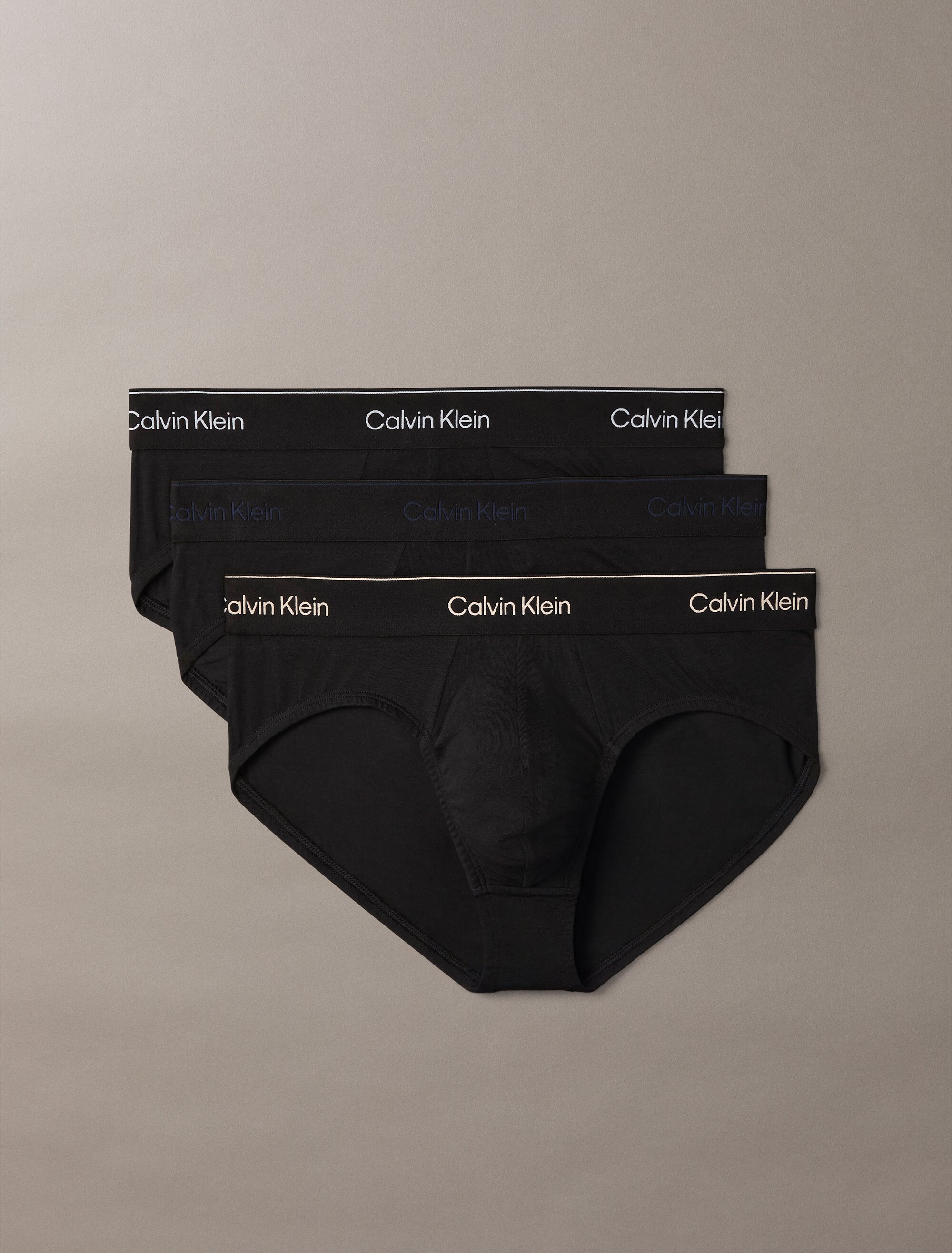 Pack de 3 Slips - Icon Cotton Stretch Preto-7