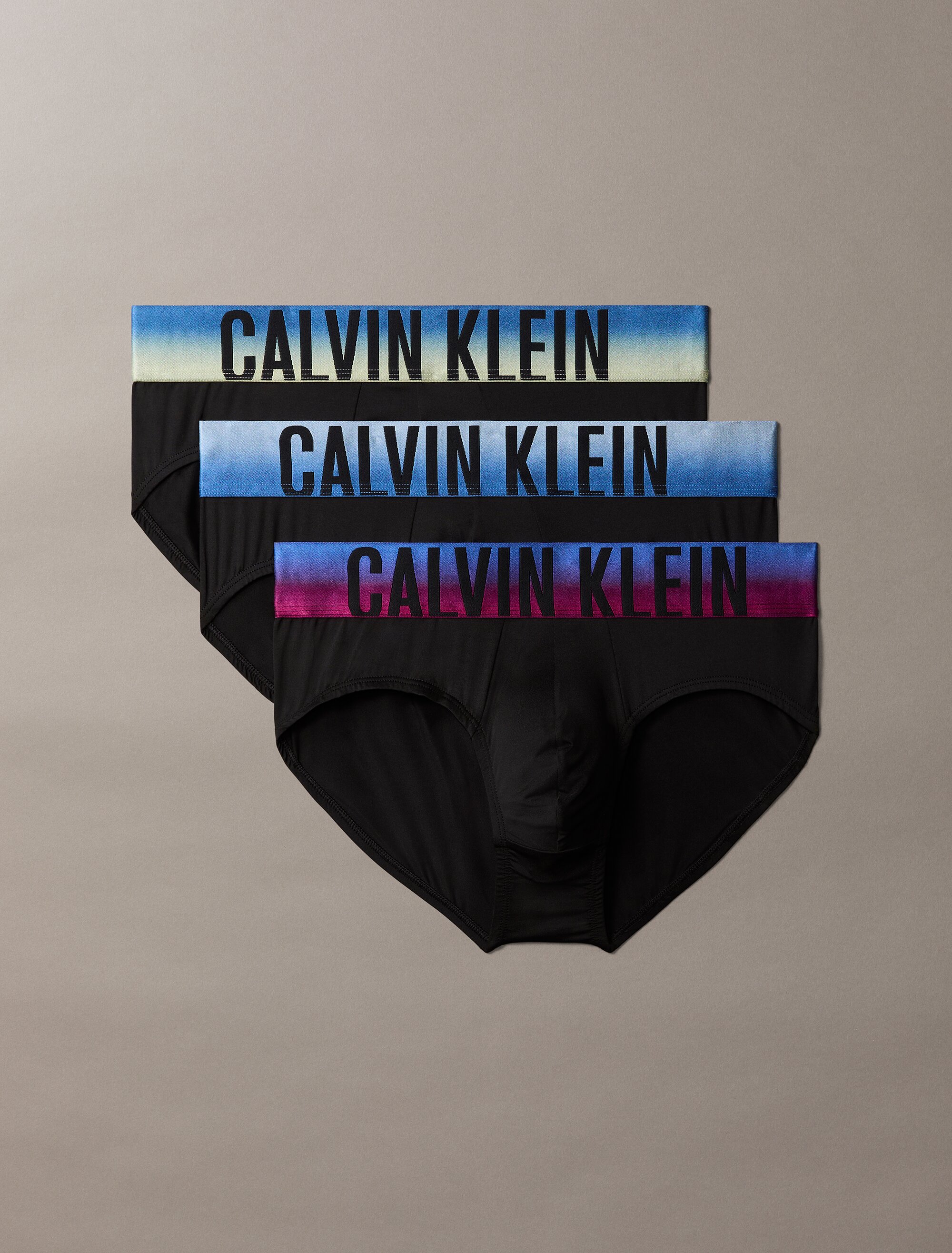 Pack de 3 slips - Calvin Klein - Negro Negro-1