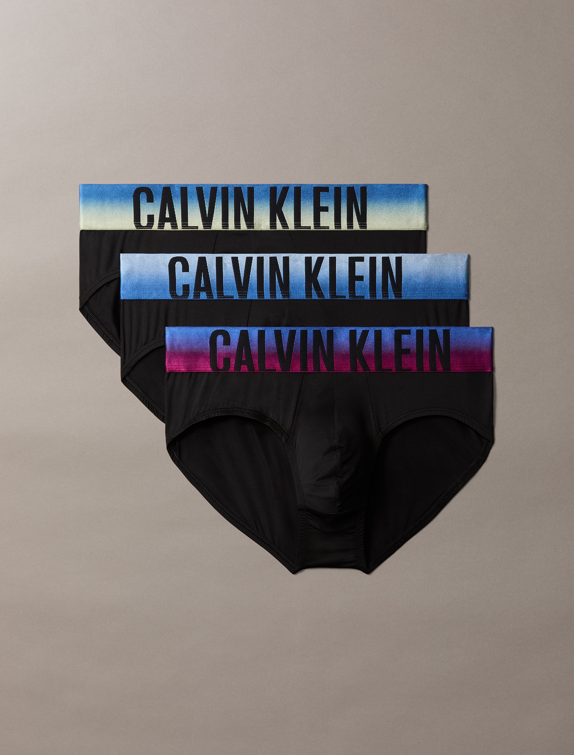 Pack de 3 slips - Calvin Klein - Negro Negro-6