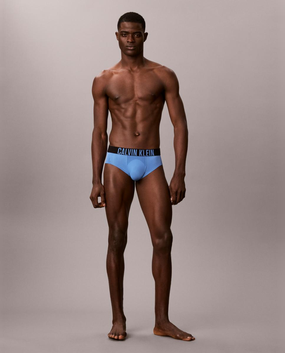 Pack de 3 slips - Calvin Klein - Azul medio Azul medio-6