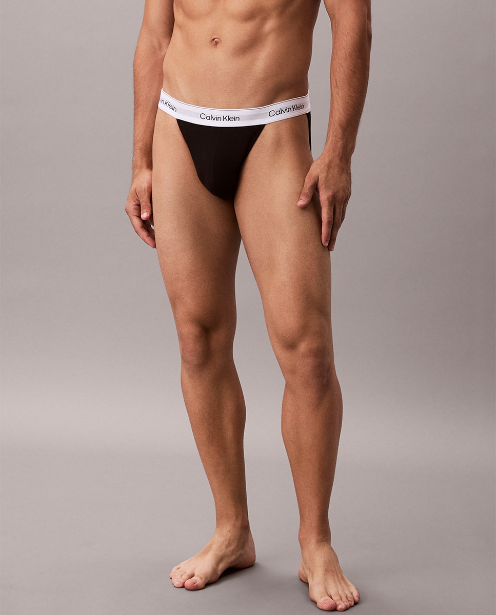 Pack de 3 Suspensórios - Icon Cotton Stretch Preto-4