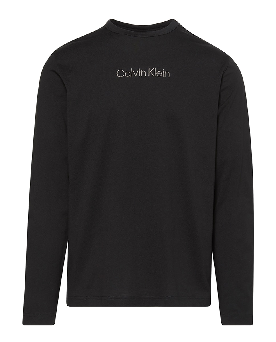 Camisola de manga comprida Preto-6