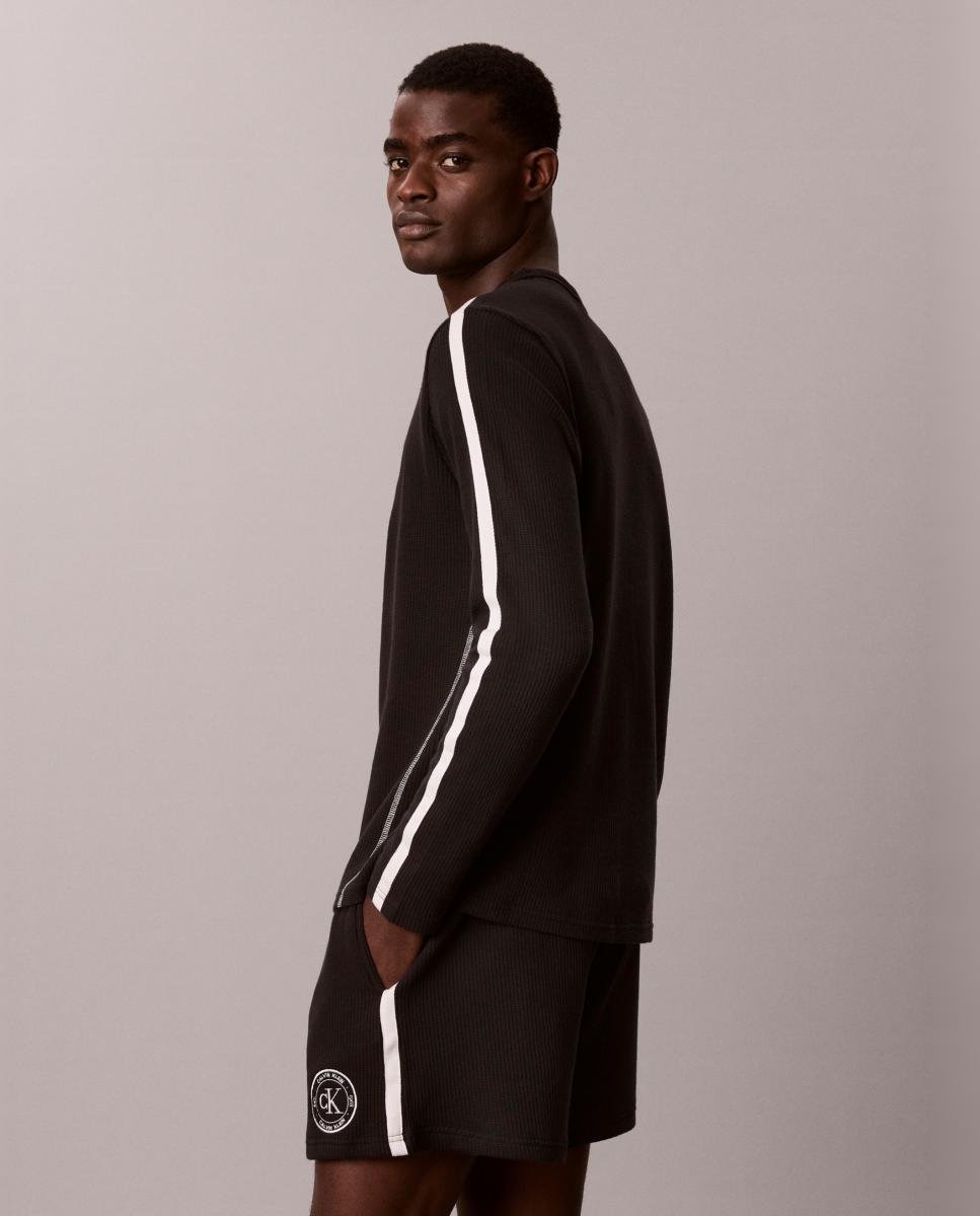 Camiseta de manga larga - Calvin Klein - Negro Negro-2