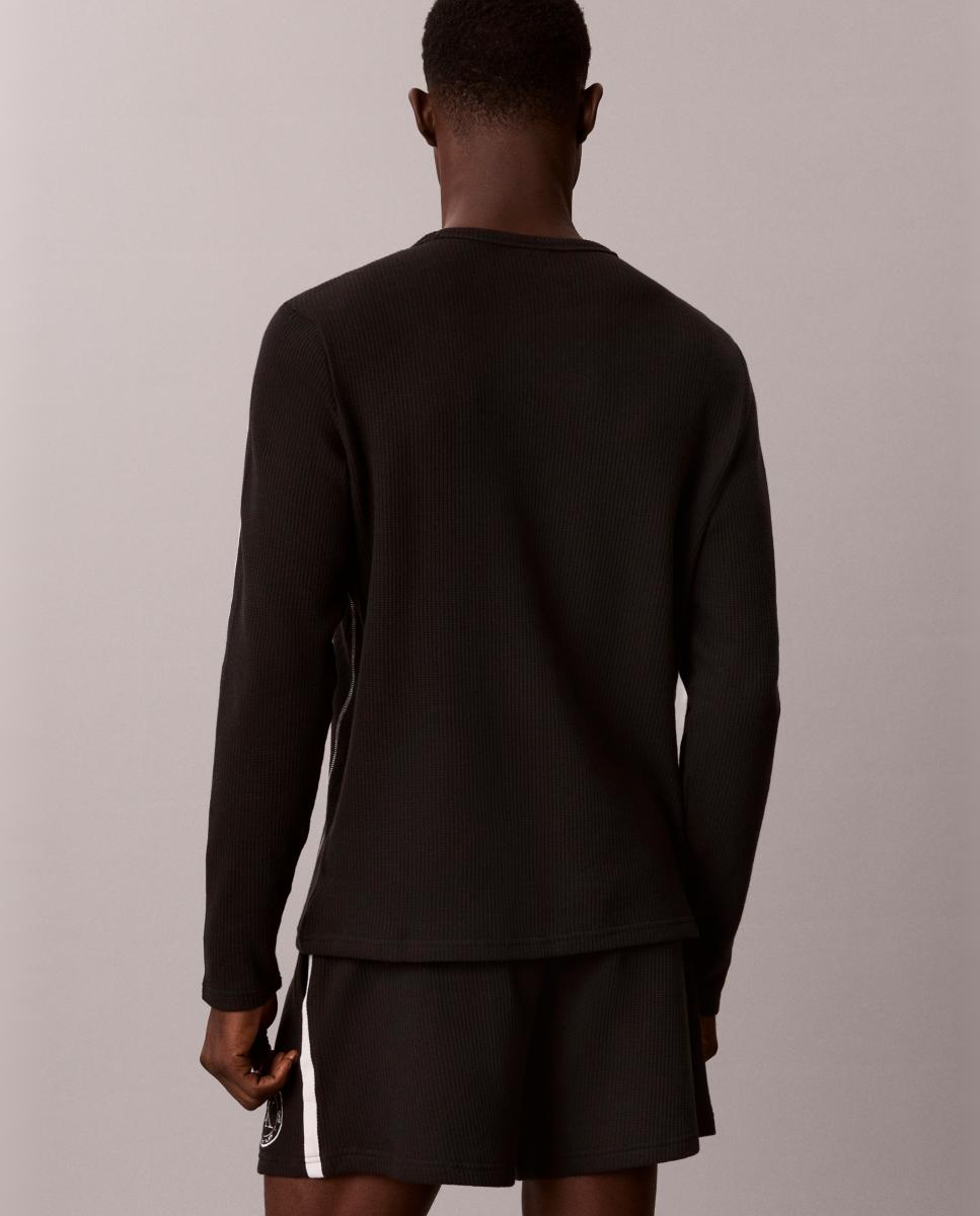 Camiseta de manga larga - Calvin Klein - Negro Negro-4