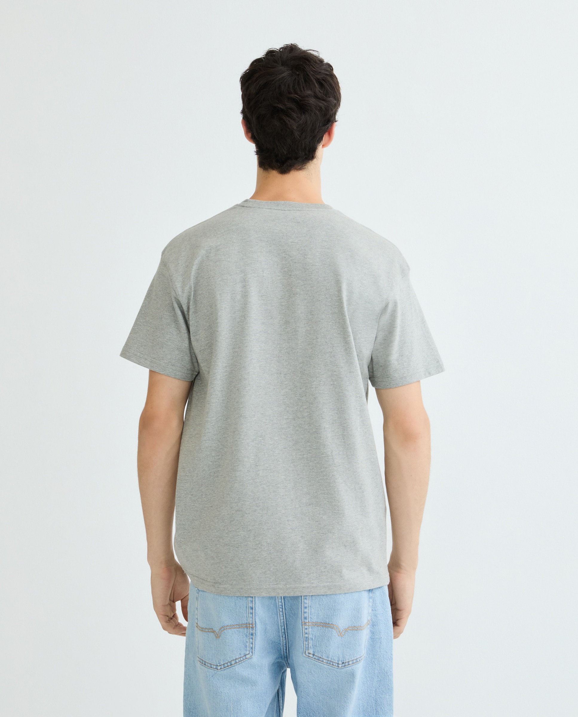 T-shirt S/S Chase Cinzento-3