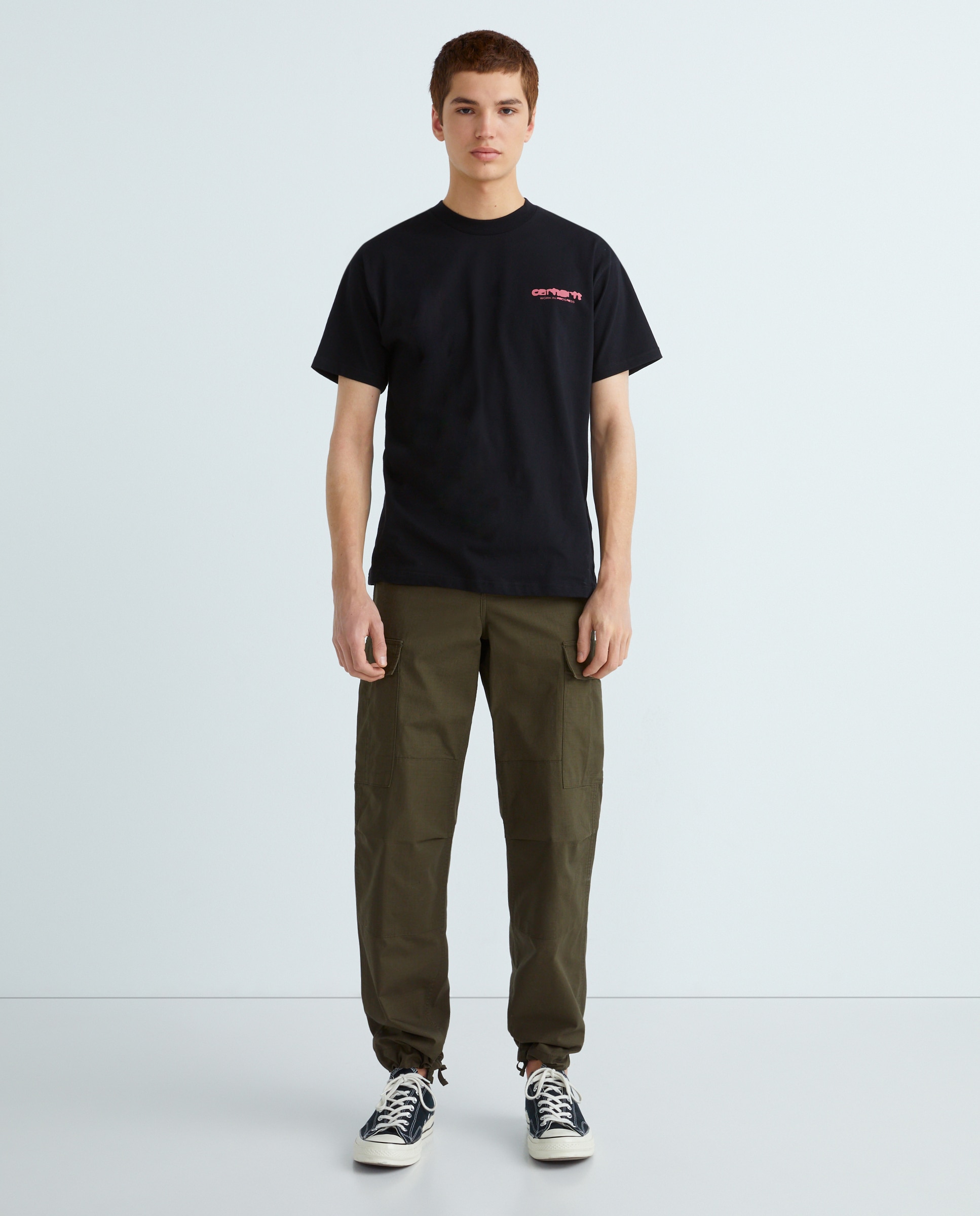 Jeans Work Loose Fit Verde-1
