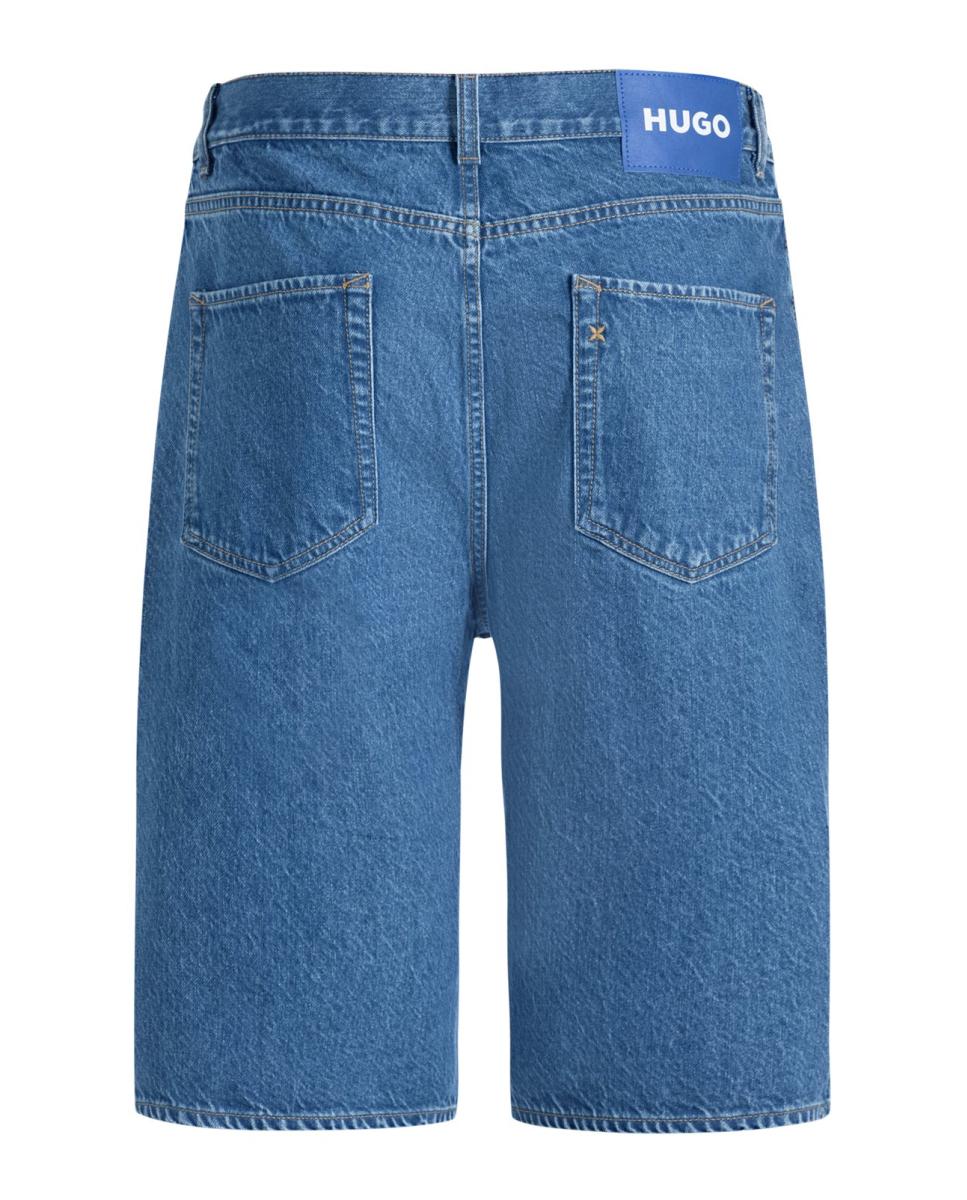 Calções Regular. Azul-2