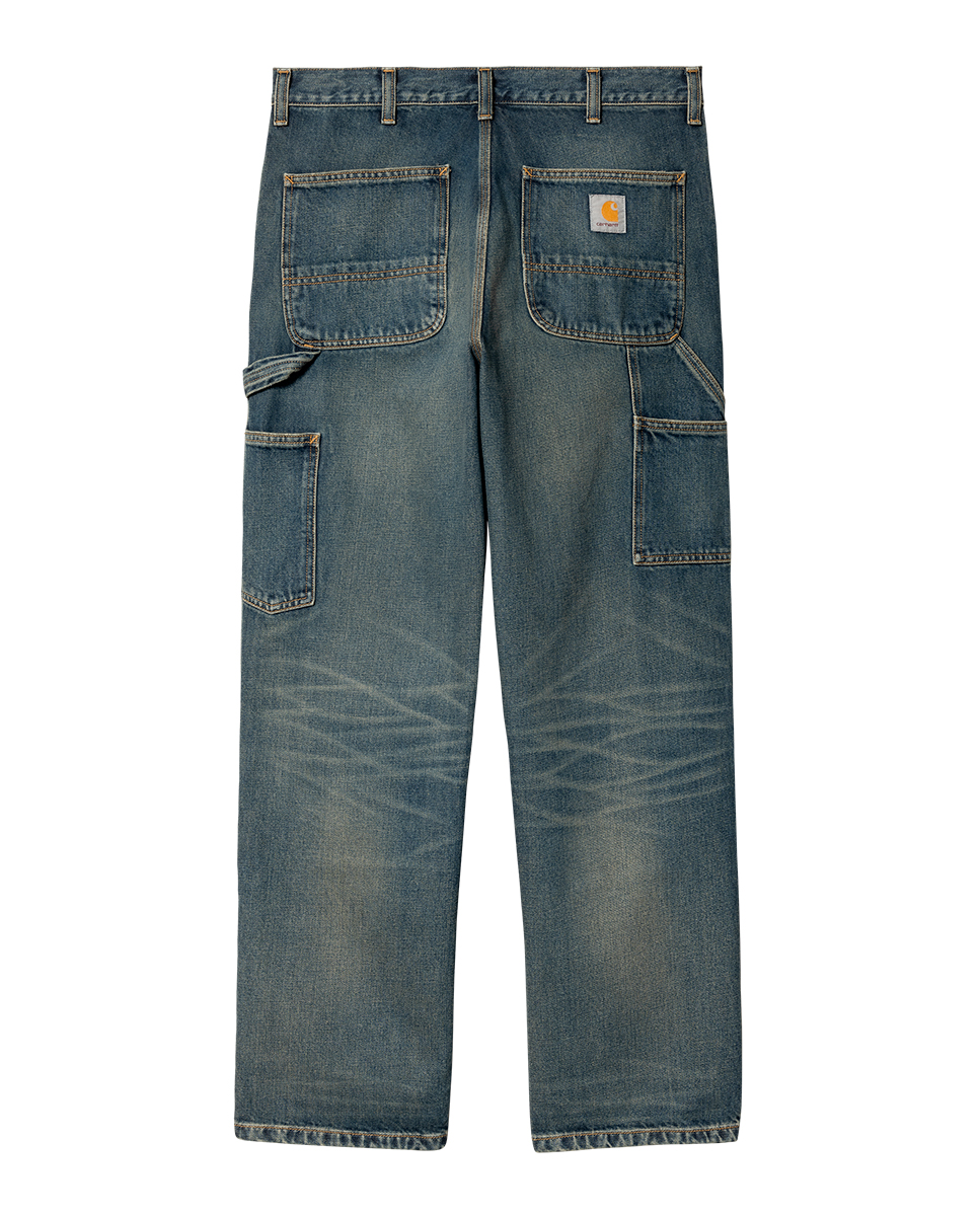Calças Double Knee Pant Azul-7