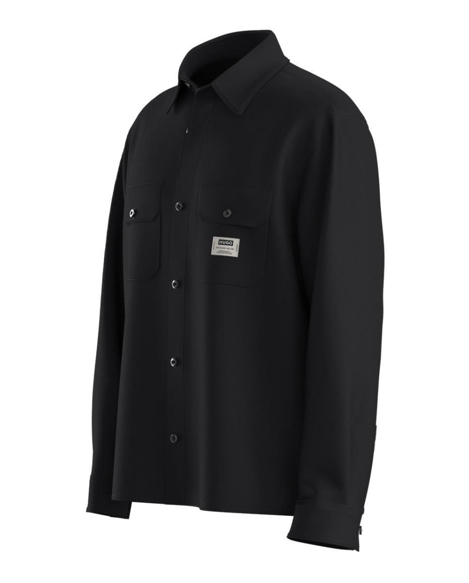 Camisa de Manga Comprida Preto-3