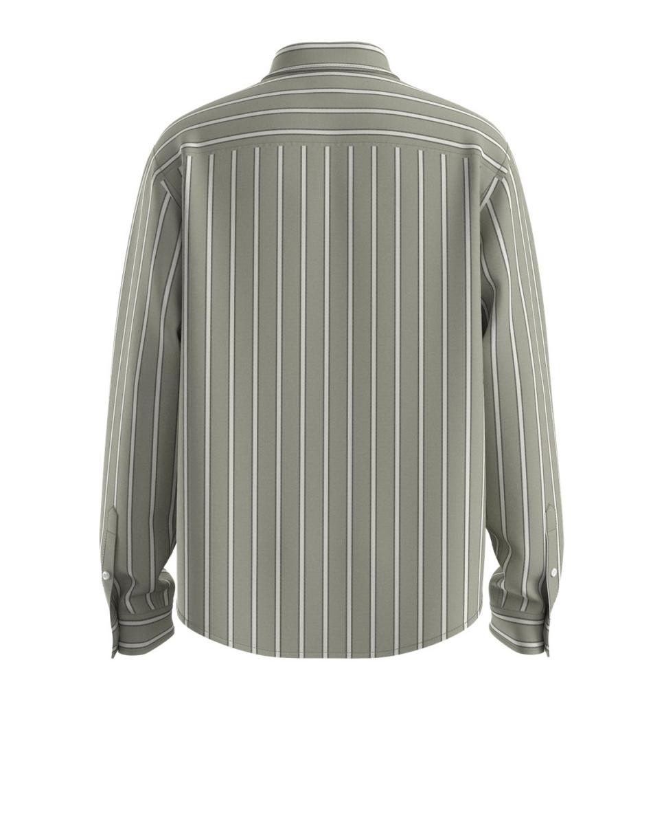 Camisa de Manga Comprida Bege-2