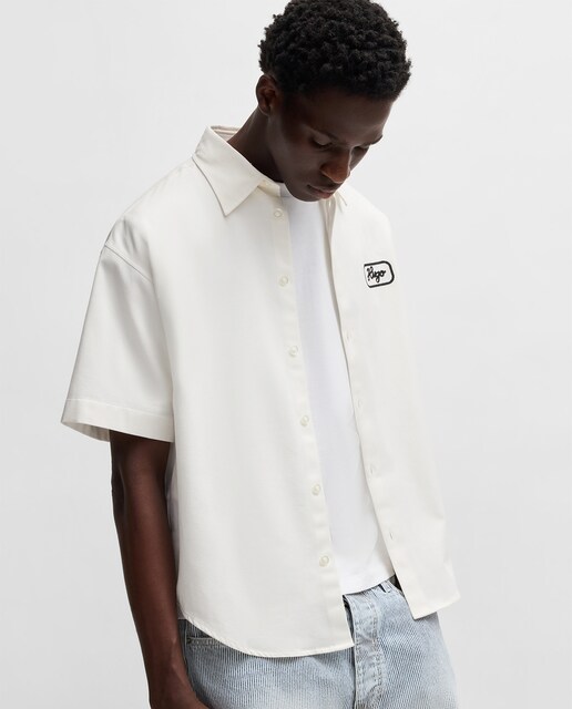 Camisa de hombre en manga corta