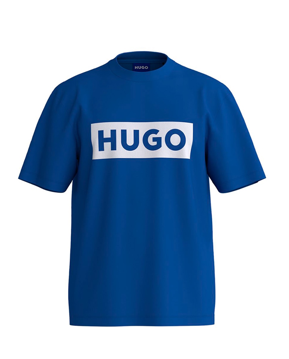 T-shirt de Manga Curta Azul-2