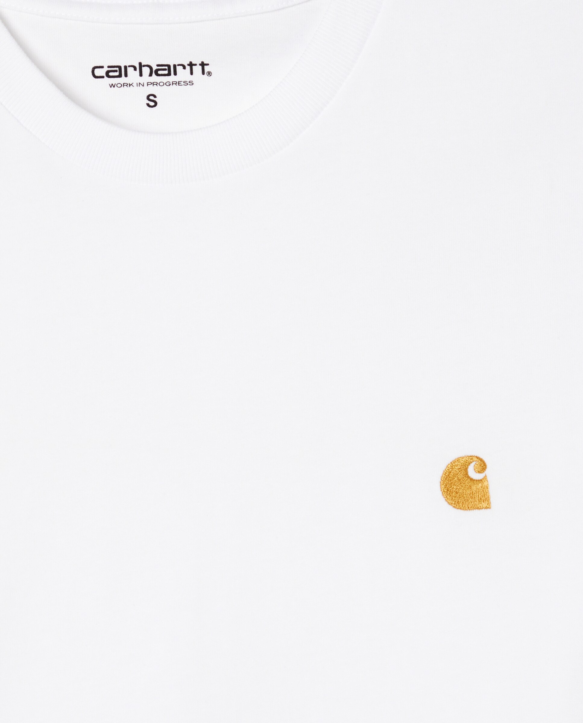 T-shirt com Manga Curta e Bordado Branco-2