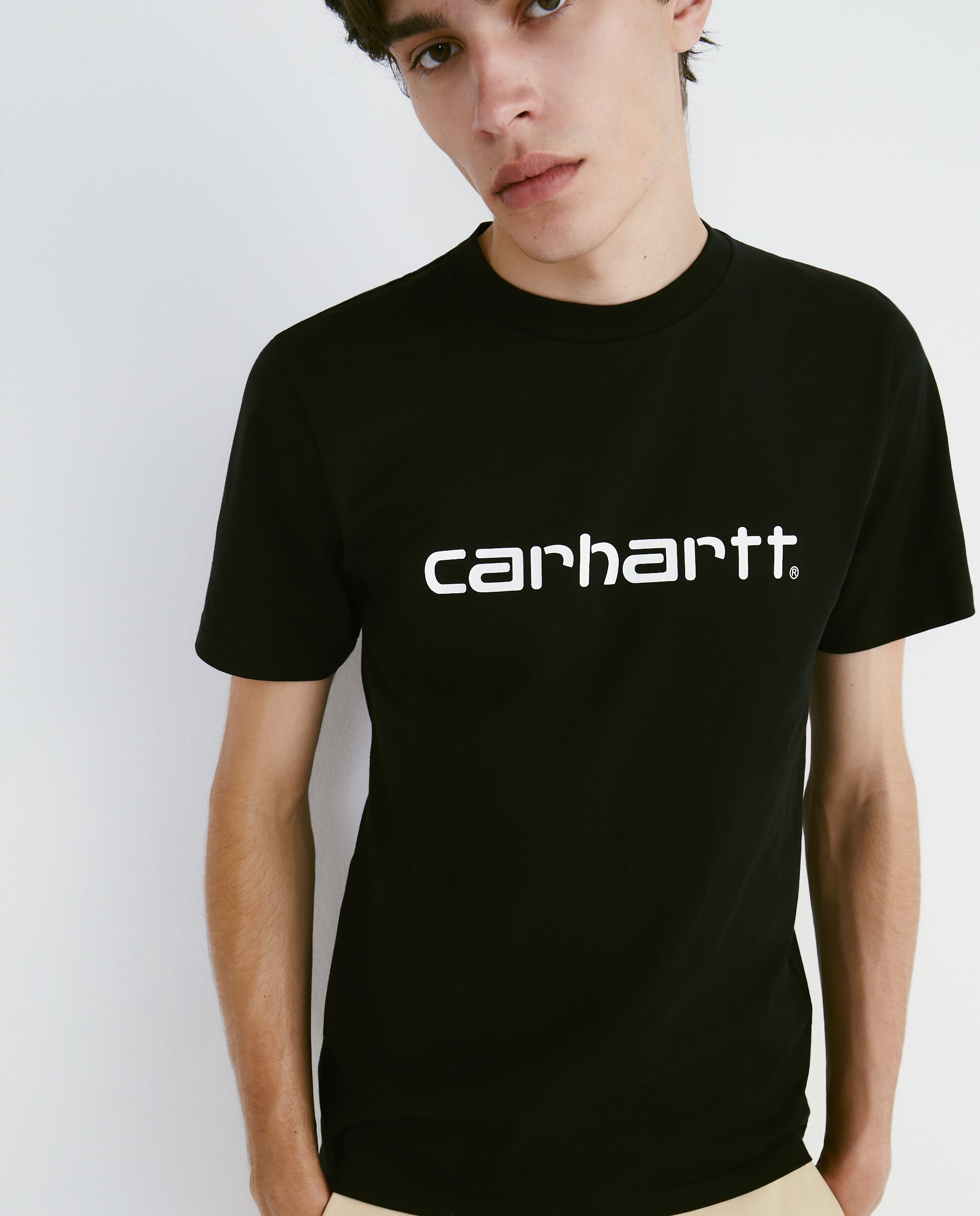 T-shirt S/S Script T-Shirt Preto-3