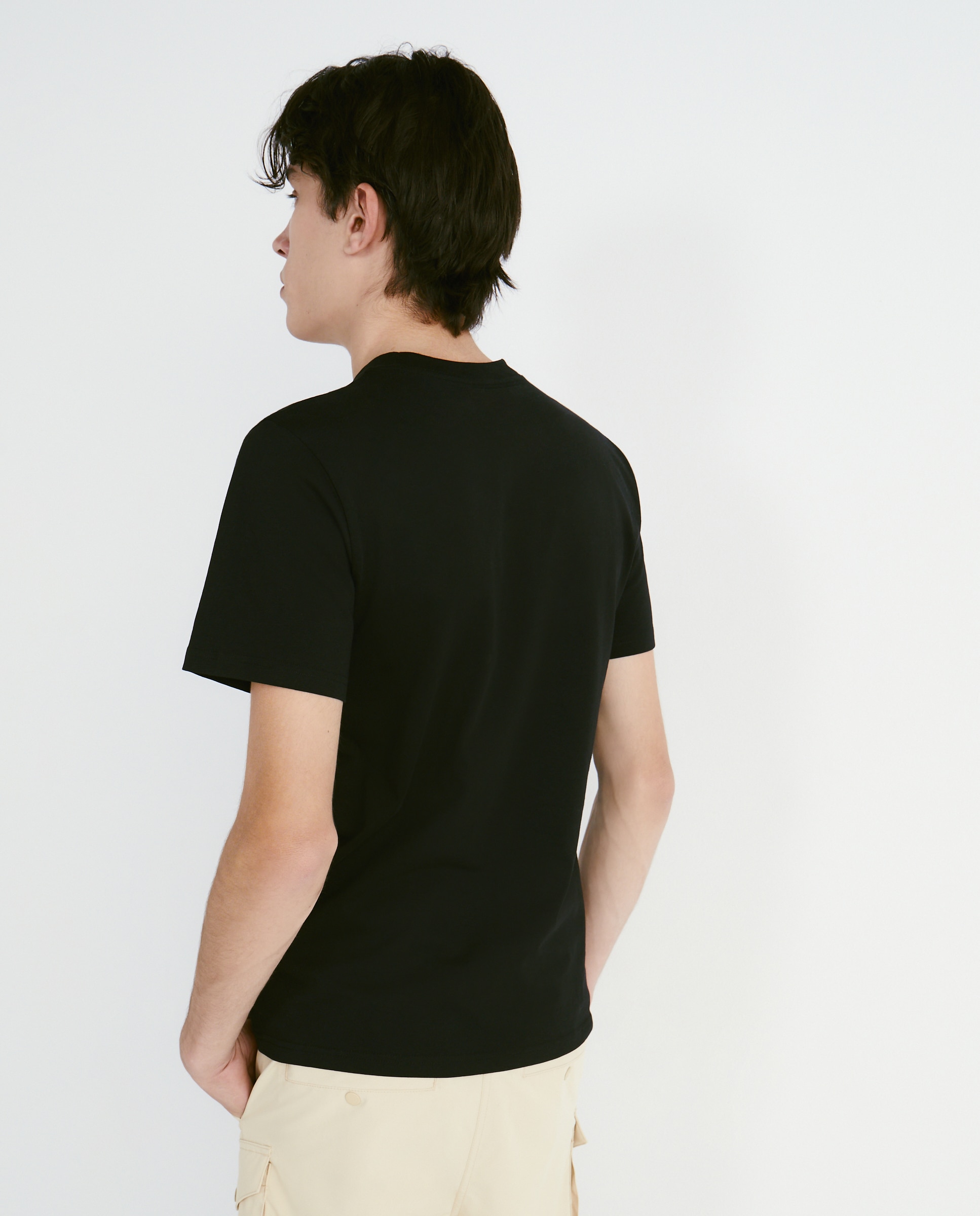 T-shirt S/S Script T-Shirt Preto-6