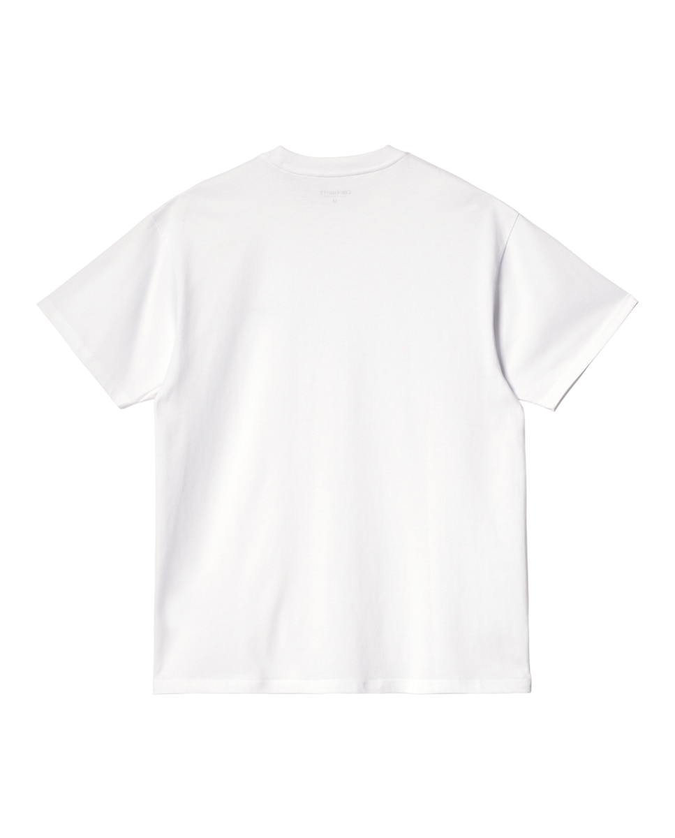 Imagen 2 de Camisetas de hombre S/S American Script T-Shirt - Carhartt WIP - Blanco Blanco