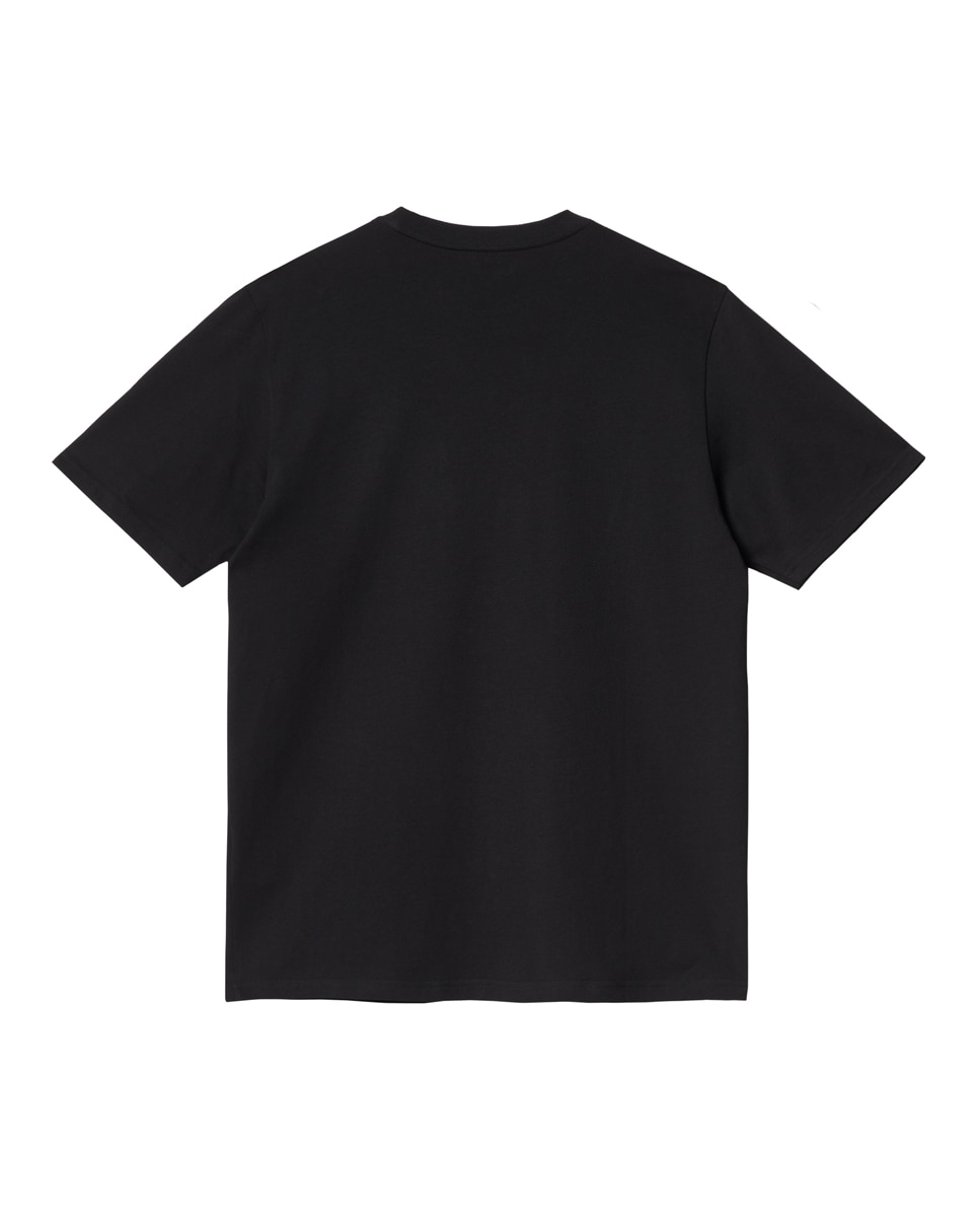T-shirt S/S Pocket Preto-2