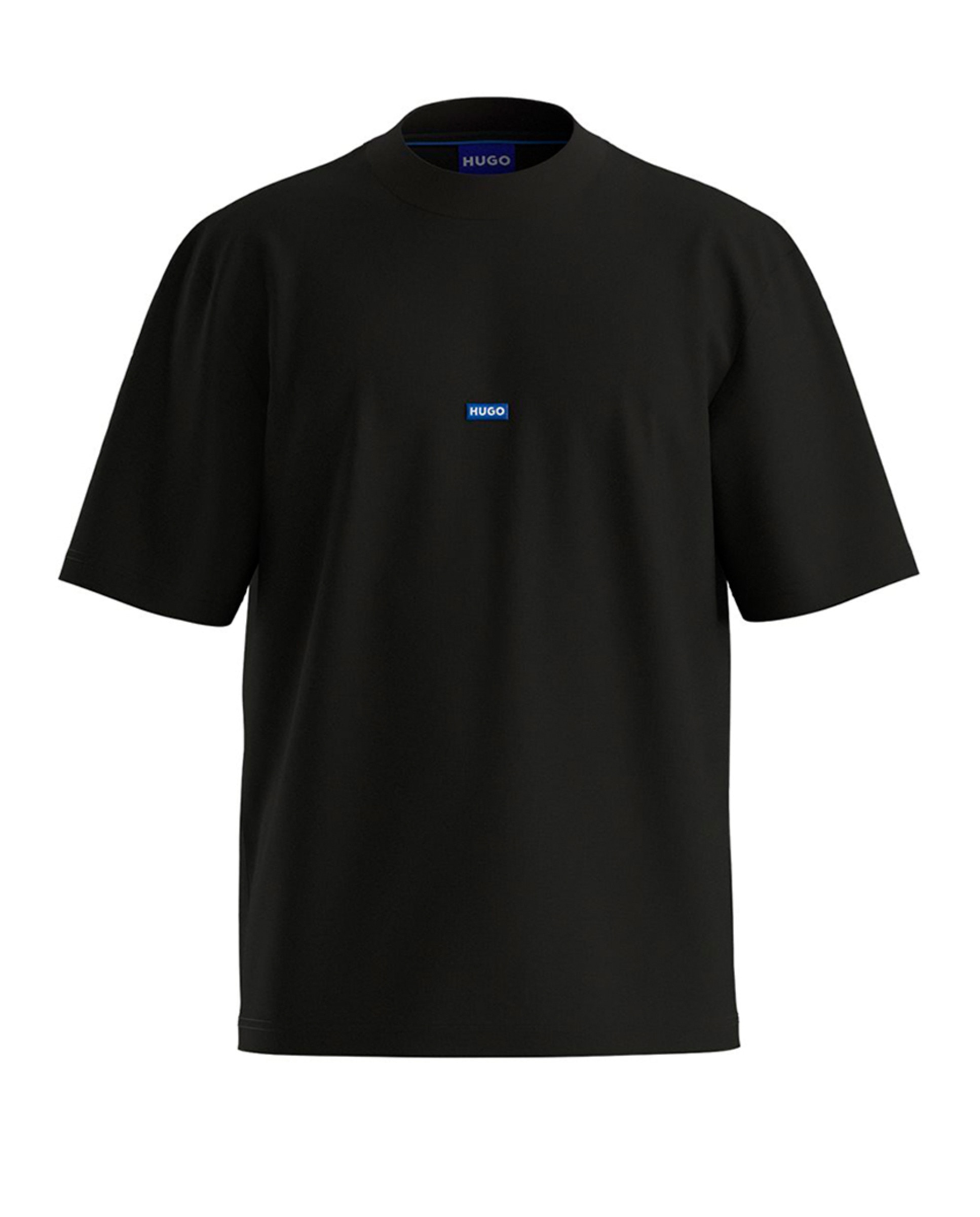 T-shirt com manga curta Preto-4