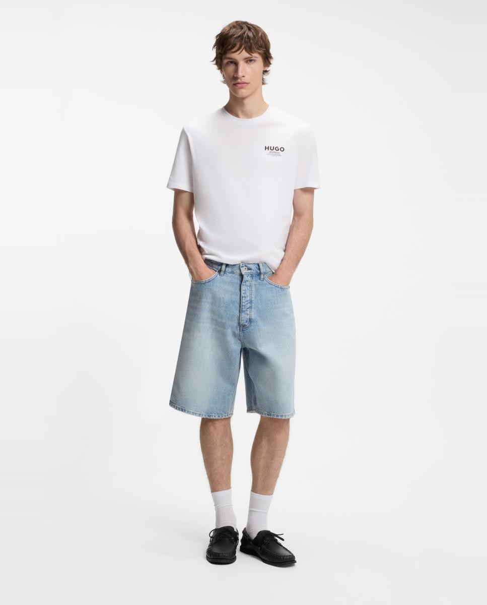 Imagen 4 de Camiseta manga corta de hombre - Hugo - Blanco Blanco