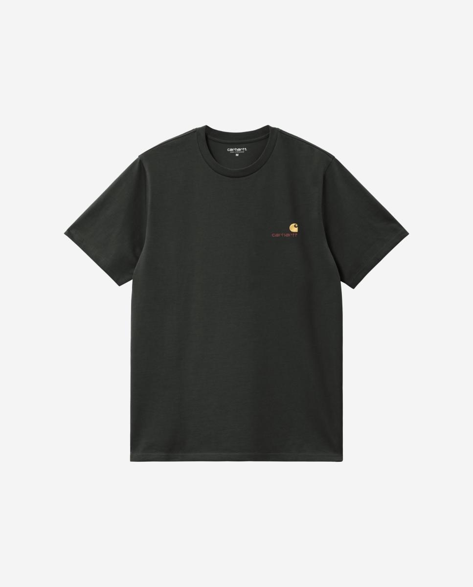 Imagen 0 de Camiseta de hombre en algodón orgánico blanca de manga corta Negro