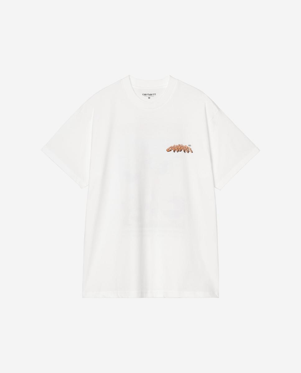 Camiseta de hombre S/S Wiptopia II T-Shirt - Carhartt WIP - Blanco Blanco-1