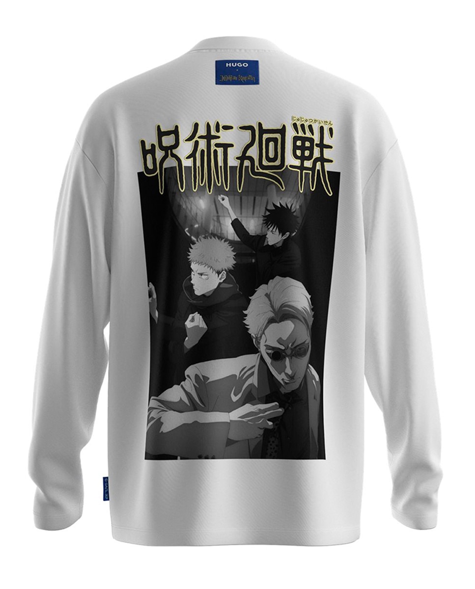 Camisola de Manga Comprida Branco-2