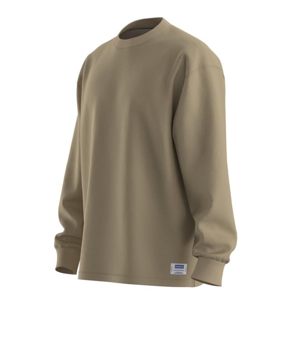 Camiseta manga larga de hombre - Hugo - Beige Beige-2