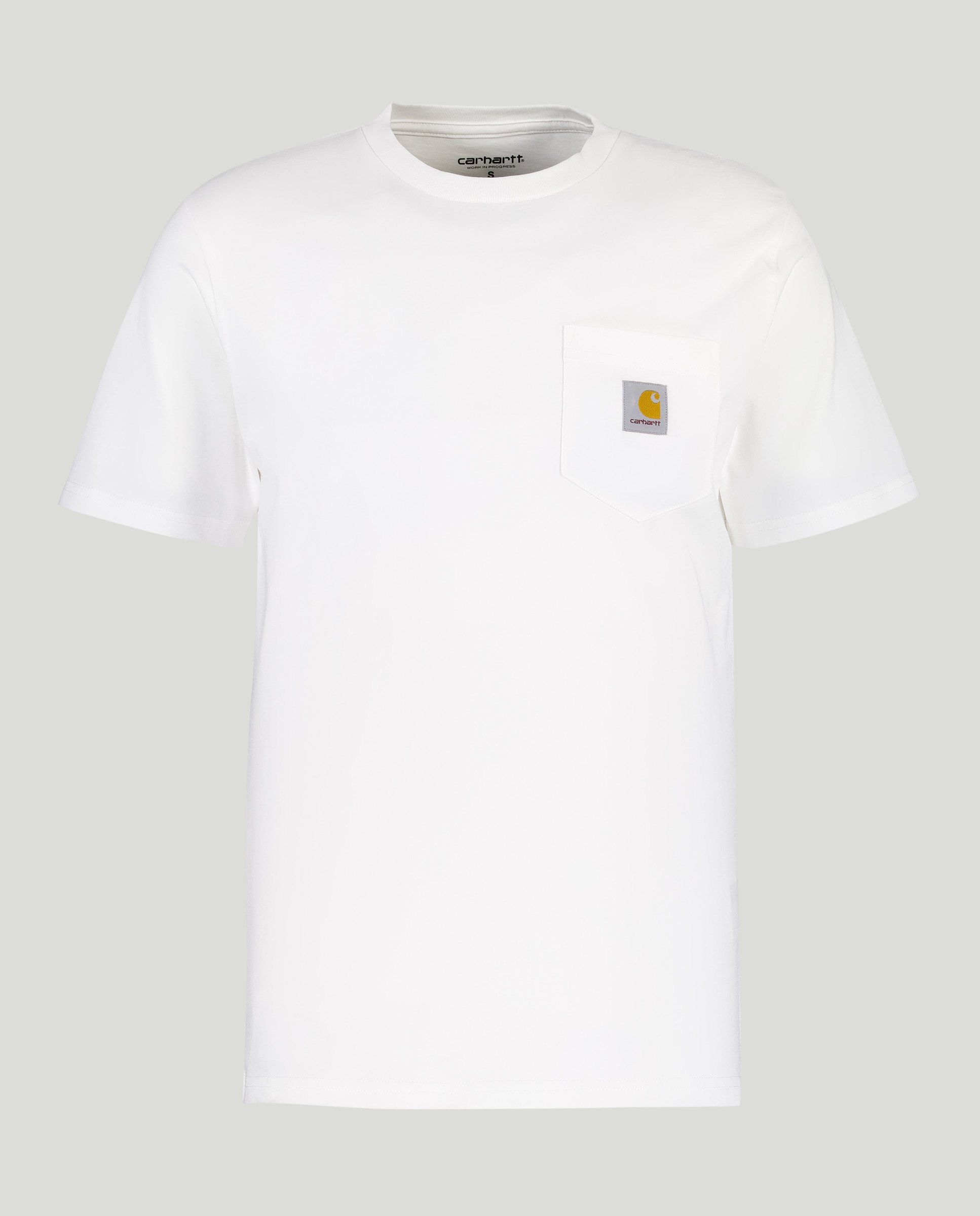 T-shirt de homem de manga curta Branco-4