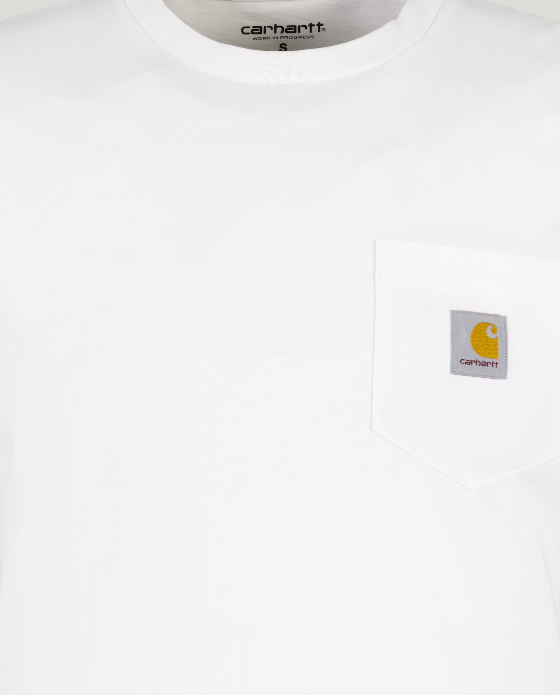 T-shirt de homem de manga curta Branco-5