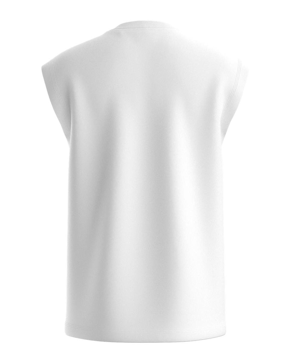 T-shirt de Manga Curta Branco-2